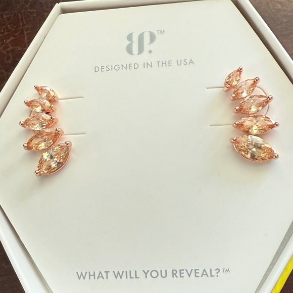 Bomb Party - Earrings - Smokey Topaz - Picture 2 of 4